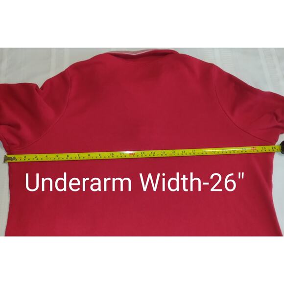 Allison Daley Red Sweatshirt Plus 2X Nautical Boating Sailor Pinstripe Candy - Picture 13 of 16